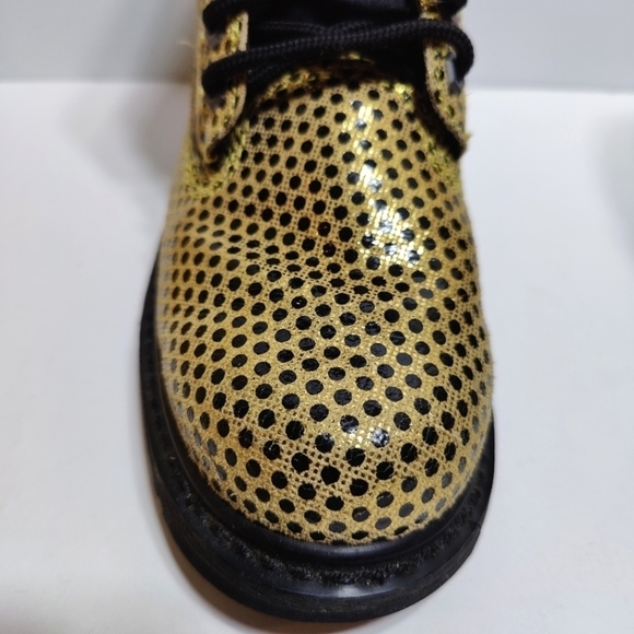 Caterpillar CAT Utility Metallic Gold Black Colorado Women's Work Boots Size 7 - Picture 4 of 9